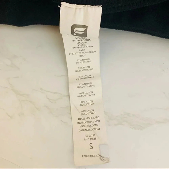 Fabletics | Seamless Mesh Leggings High Waisted - Picture 6 of 7